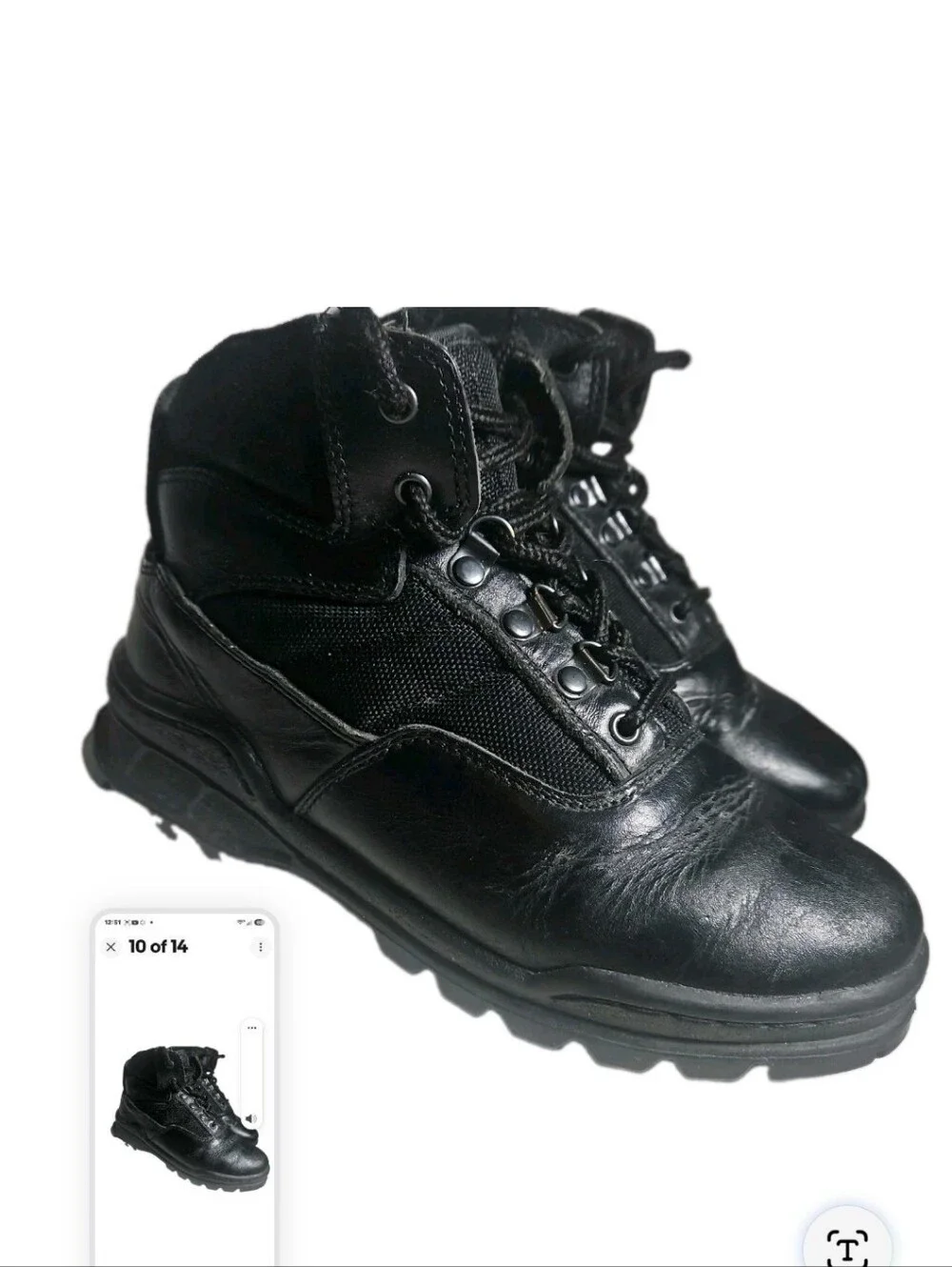 Thorogood The Deuce 534086 Boot Men 7M/Women 8.5 Blk W/P Punk Goth Y2k Boho[5C